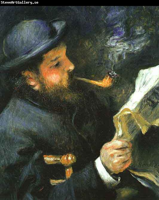 Pierre-Auguste Renoir Portrait Claude Monet